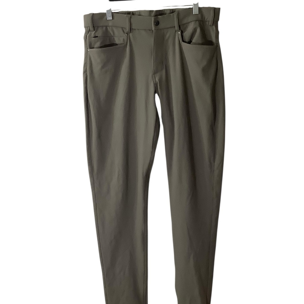 Rungne Apparel Men's Greyish Green Anchor Pants